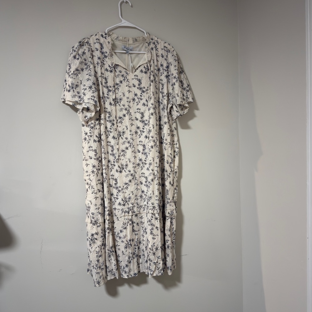 Floral Cream Dress